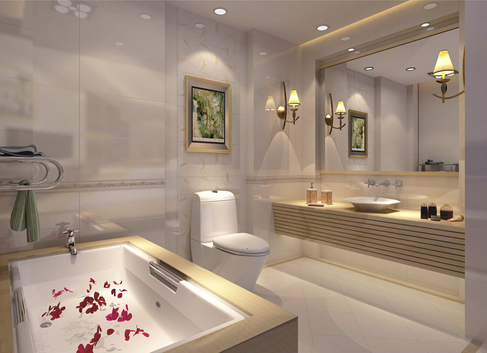 激情AV青青草陶瓷砖KPT36307铺贴应用效果