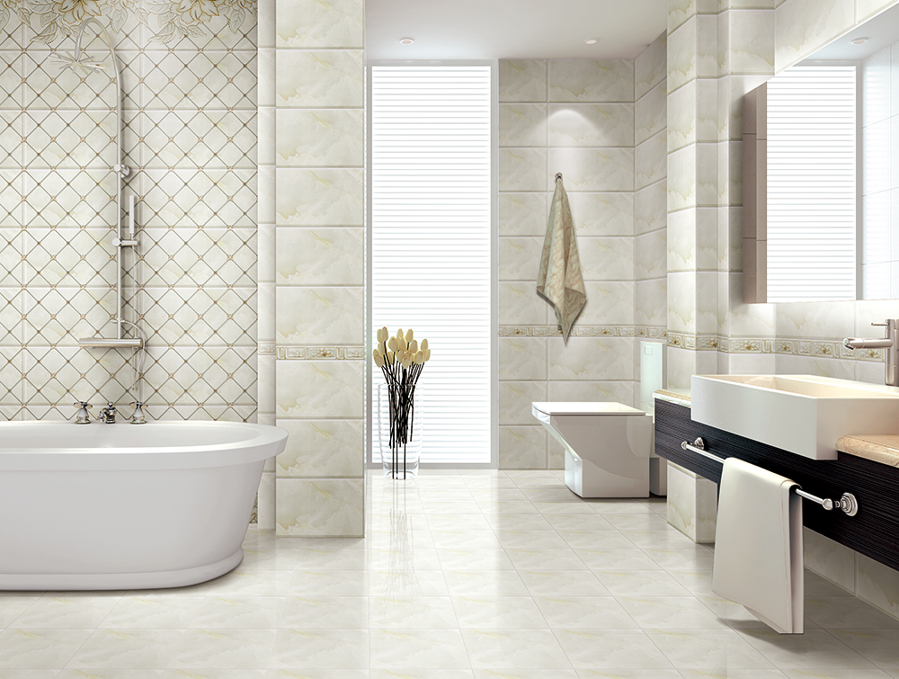 激情AV青青草陶瓷砖KPM36009铺贴应用效果