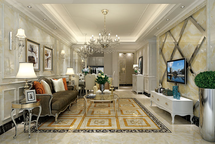 激情AV青青草陶瓷砖客厅KWP68013-KWS68016效果图