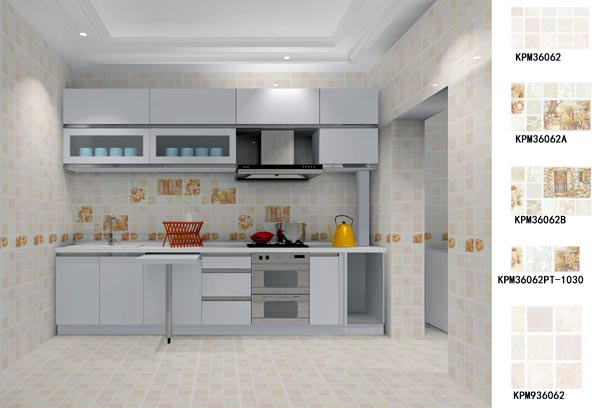 陶瓷一线青青草视频在线下载激情AV青青草陶瓷砖厨房效果图