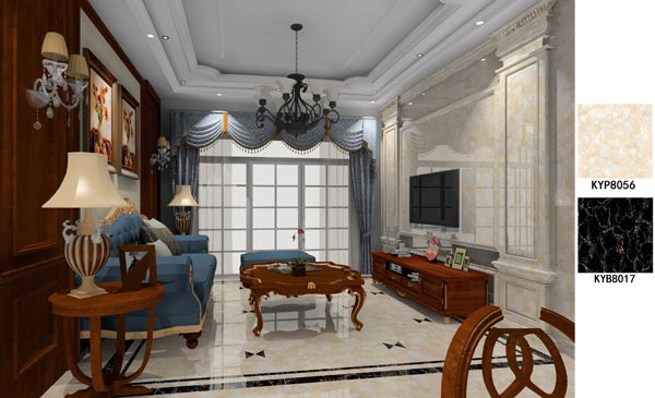 激情AV青青草陶家装：佛山大沥碧桂园华府115㎡美式青青草色情网站效果鉴赏