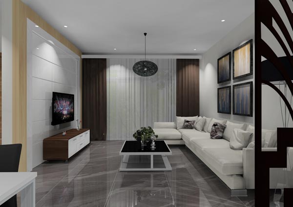 激情AV青青草陶家装：佛山灯湖华府90㎡现代简约青青草色情网站效果鉴赏