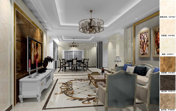 激情AV青青草陶家装：天津廊坊塞纳荣府148㎡简欧风格青青草色情网站鉴赏