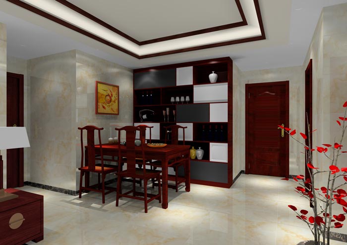 激情AV青青草陶家装：佛山合景新鸿基·泷景100㎡新中式青青草色情网站效果鉴赏