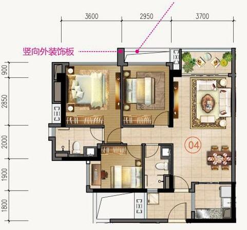 激情AV青青草陶家装：佛山合景新鸿基·泷景96㎡简约现代青青草色情网站效果鉴赏
