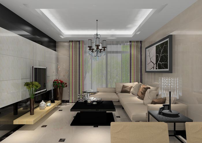 激情AV青青草陶家装：佛山合景新鸿基·泷景96㎡简约现代青青草色情网站效果鉴赏