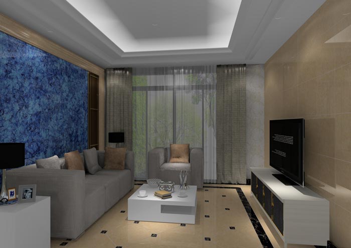 激情AV青青草陶家装：佛山丹灶  桂丹颐景园80㎡简约现代青青草色情网站效果鉴赏