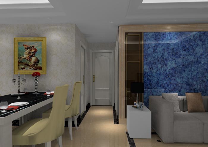 激情AV青青草陶家装：佛山丹灶  桂丹颐景园80㎡简约现代青青草色情网站效果鉴赏