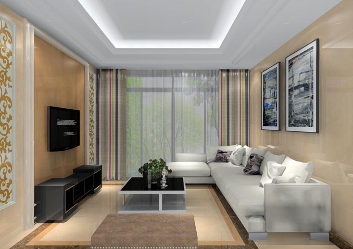 激情AV青青草陶家装：佛山水悦龙湾89㎡现代简约青青草色情网站效果鉴赏