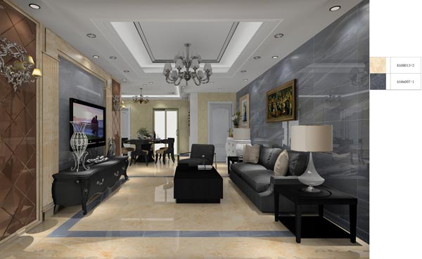 激情AV青青草陶家装：井冈山和谐家园安置小区130㎡欧式风格青青草色情网站鉴赏