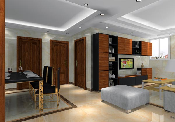 激情AV青青草陶家装：井冈山和谐家园安置小区130㎡简约风格青青草色情网站鉴赏