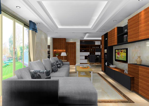 激情AV青青草陶家装：井冈山和谐家园安置小区130㎡简约风格青青草色情网站鉴赏