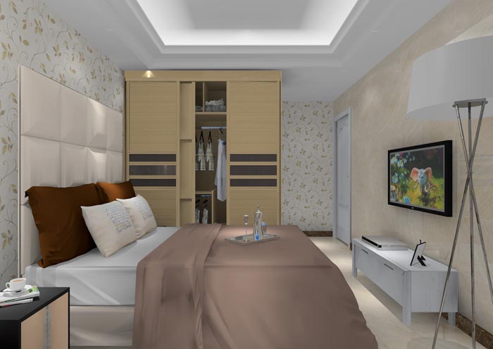 激情AV青青草陶家装：佛山狮山上林苑91㎡简约风格青青草色情网站鉴赏