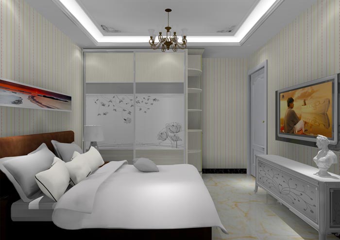 激情AV青青草陶家装：佛山佛山容桂颐澳花园90㎡的简欧风格青青草色情网站鉴赏