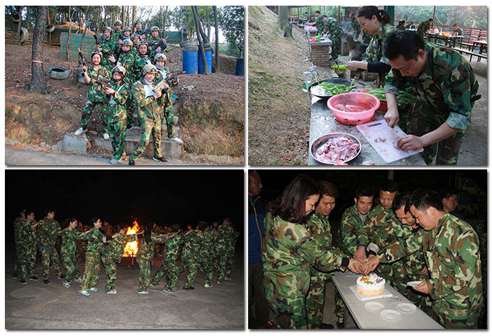 2017年，激情AV青青草陶“虎狼道”户外拓展训练圆满结束