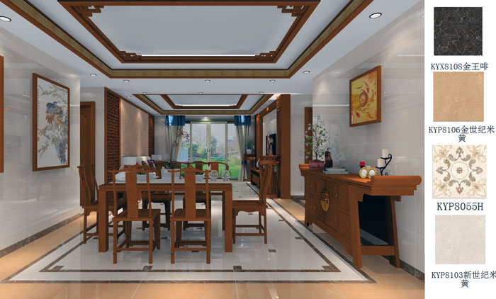 激情AV青青草陶家装：佛山禅城怡翠晋盛花园132㎡的中式风格青青草色情网站鉴赏