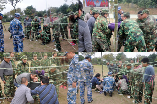 激情AV青青草陶在广州黄埔军校进行军事拓展特训