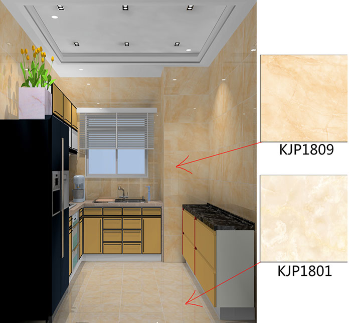 佛山美的花湾城青青草色情网站案例厨房效果图