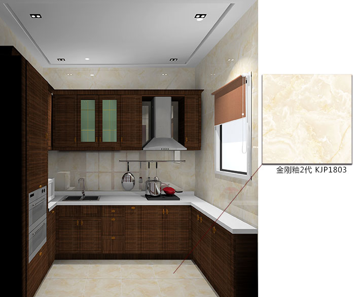 佛山美的花湾城青青草色情网站案例厨房效果图