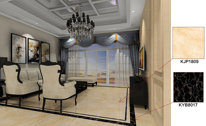 佛山万科·湖岸青青草色情网站案例客厅效果图