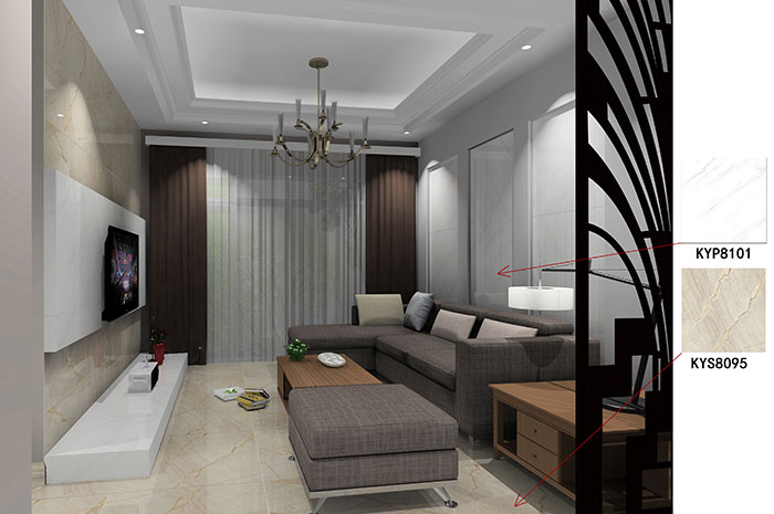 大沥碧桂园·华府青青草色情网站案例客厅效果图