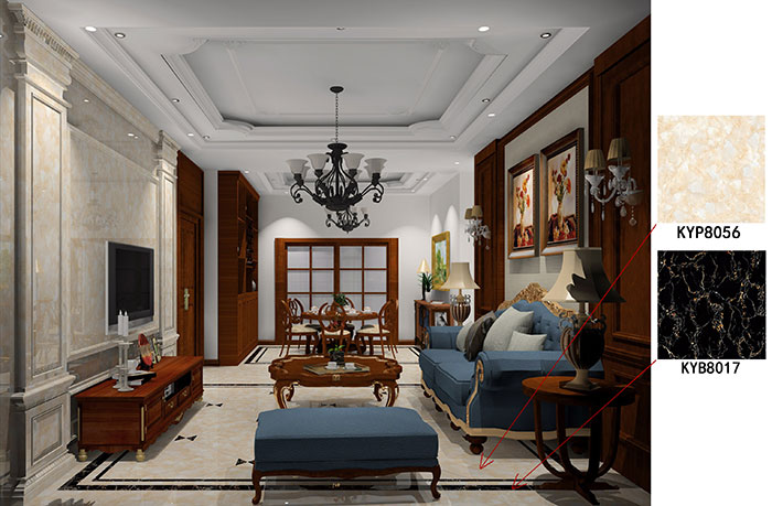 大沥碧桂园·华府青青草色情网站案例客餐厅效果图