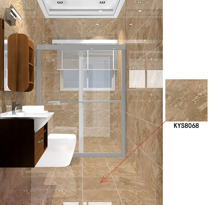 大沥碧桂园·华府青青草色情网站案例浴室效果图