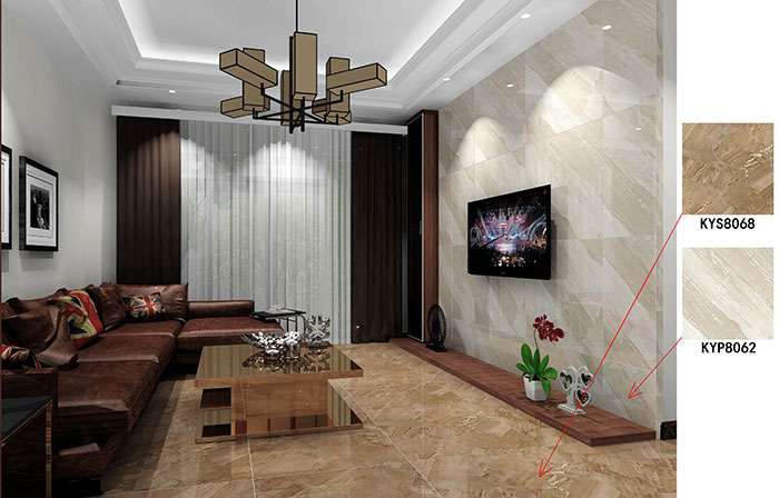 大沥碧桂园·华府青青草色情网站案例客厅效果图